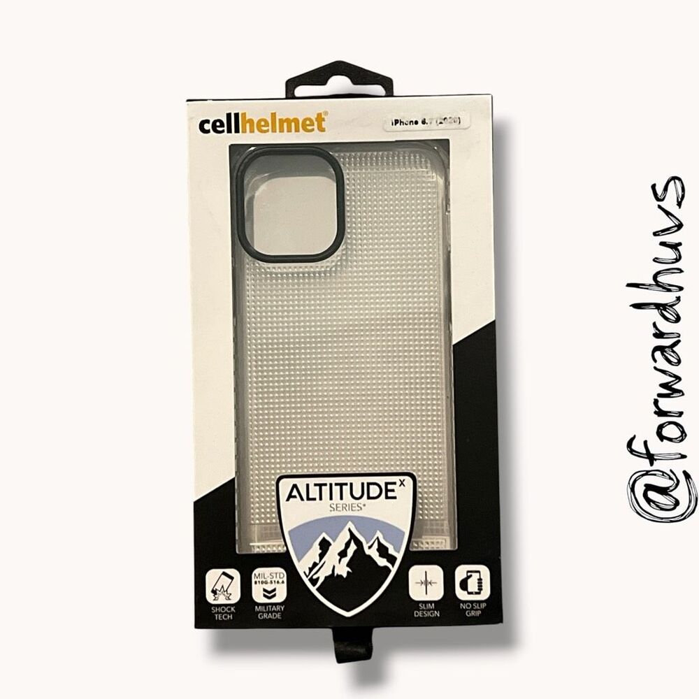 cellhelmet Altitude X Clear Phone Case iPhone 6.7 (2020) New